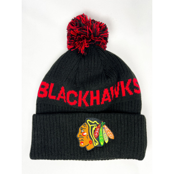 Chicago Blackhawks dětská zimní čepice Cufed Knit With Pom