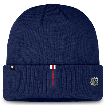 New York Rangers zimní čepice Authentic Pro Rink Prime Cuffed Beanie