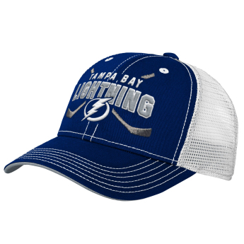 Tampa Bay Lightning dětská čepice baseballová kšiltovka Lockup Meshback Adjustable