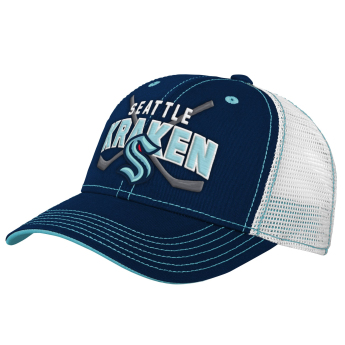Seattle Kraken dětská čepice baseballová kšiltovka Lockup Meshback Adjustable