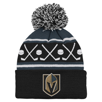 Vegas Golden Knights dětská zimní čepice Face-Off Cuff Pom
