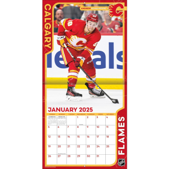 Calgary Flames kalendář 2025 Wall Calendar