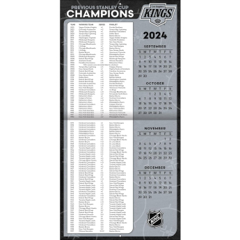 Los Angeles Kings kalendář 2025 Wall Calendar