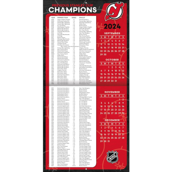 New Jersey Devils kalendář 2025 Wall Calendar