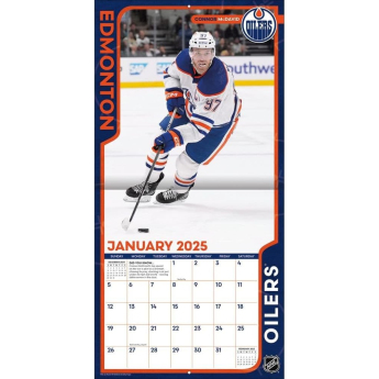 NHL produkty kalendář Elite 2025 Wall Calendar