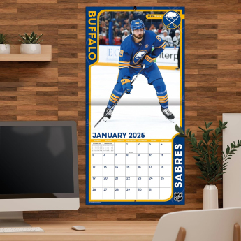 Buffalo Sabres kalendář 2025 Wall Calendar