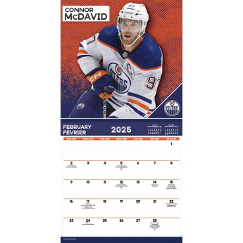 NHL produkty kalendář Superstars 2025 Wall Calendar