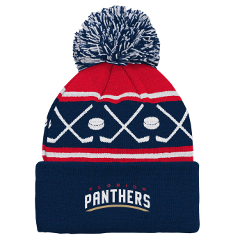 Florida Panthers dětská zimní čepice Face-Off Cuff Pom