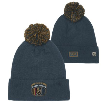 Vegas Golden Knights dětská zimní čepice Draft Beanie Cuff With Pom