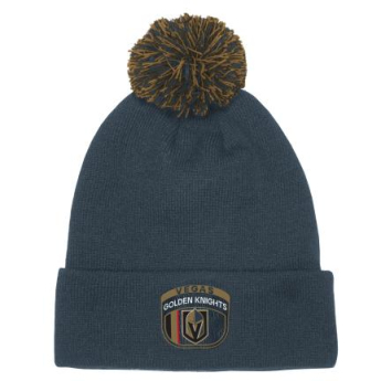 Vegas Golden Knights dětská zimní čepice Draft Beanie Cuff With Pom