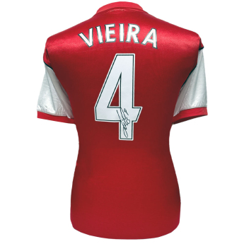 Legendy fotbalový dres Arsenal FC 2020-2021 Vieira Signed Shirt