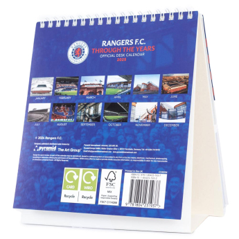 FC Rangers stolní kalendář 2025