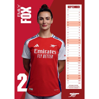 FC Arsenal kalendář WFC 2025