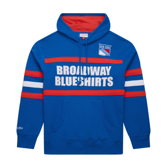 New York Rangers pánská mikina s kapucí Head Coach Hoodie Current Logo