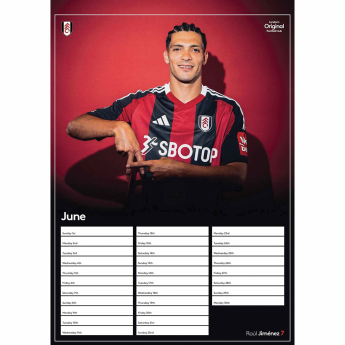 Fulham kalendář 2025