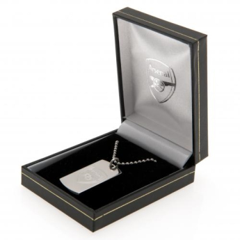 FC Arsenal řetízek na krk se psí známkou DT engraved