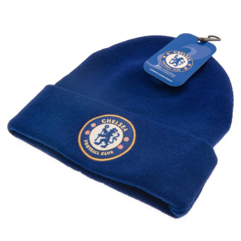 FC Chelsea zimní čepice knitted royal blue