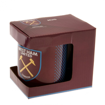 West Ham United hrníček fade