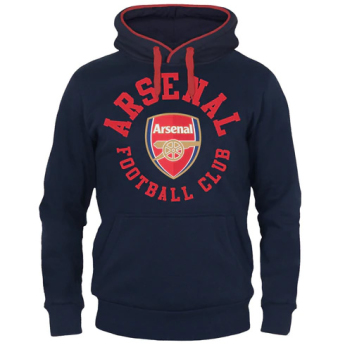 FC Arsenal pánská mikina s kapucí graphic navy
