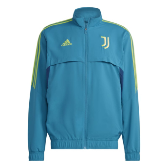 Juventus Turín pánská fotbalová bunda Condivo Presentation teal