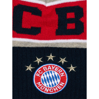 Bayern Mnichov dětská zimní čepice Pom multi