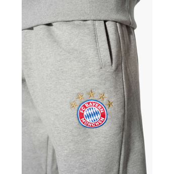 Bayern Mnichov pánské tepláky Logo grey