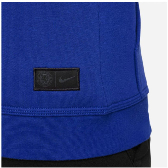 FC Chelsea dětská mikina s kapucí Zip blue