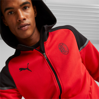 AC Milan pánská bunda s kapucí Casuals red