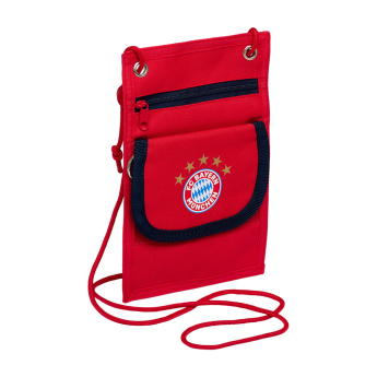 Bayern Mnichov peněženka na krk red