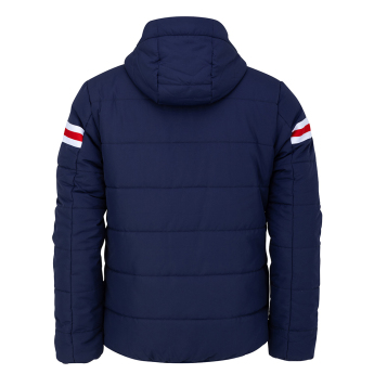 Paris Saint Germain dětská zimní bunda s kapucí Stripe blue