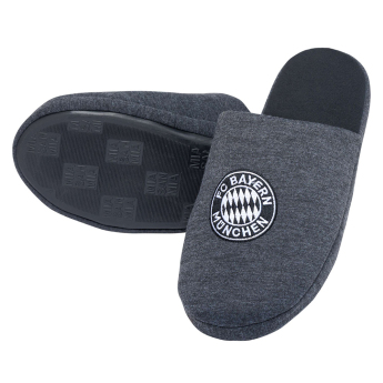 Bayern Mnichov pánské bačkory Logo grey