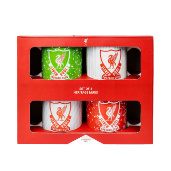 FC Liverpool sada hrnků 4 pcs Heritage