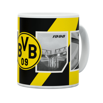 Borussia Dortmund hrníček Stadium retro