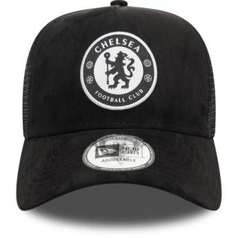 FC Chelsea čepice baseballová kšiltovka 9Forty Trucker Faux Suede black