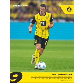 Borussia Dortmund kalendář 2025 Wall