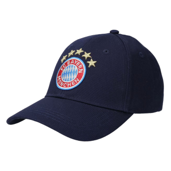 Bayern Mnichov dětská čepice baseballová kšiltovka Crest navy