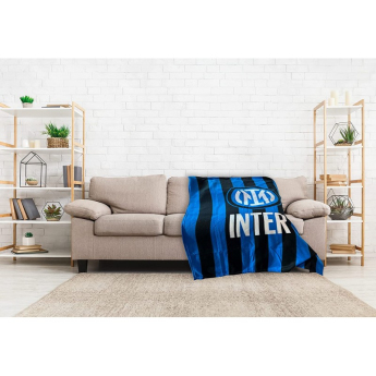 Inter Milan fleecová deka Stripe