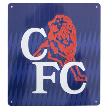 FC Chelsea cedule na zeď 1990 Retro