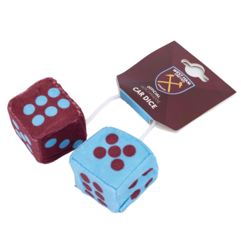 West Ham United kostky do auta Hanging Dice