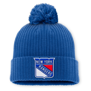 New York Rangers zimní čepice A/CAP Beanie Cuff Pom