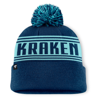 Seattle Kraken zimní čepice A/CAP Beanie Cuff W/Pom