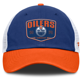 Edmonton Oilers čepice baseballová kšiltovka A/CAP Structured Adjustable Meshback