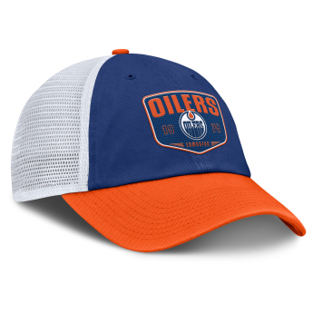 Edmonton Oilers čepice baseballová kšiltovka A/CAP Structured Adjustable Meshback
