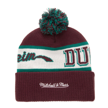 Anaheim Ducks zimní čepice Block Sweep Pom Knit