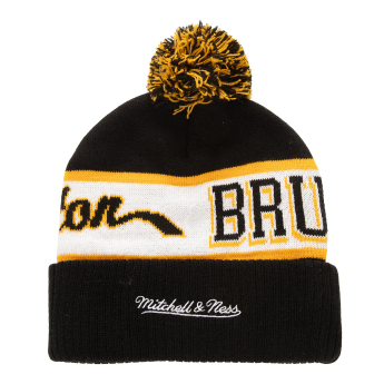 Boston Bruins zimní čepice Block Sweep Pom Knit