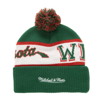 Minnesota Wild zimní čepice Block Sweep Pom Knit