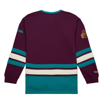 Anaheim Ducks pánská mikina Heritage Lace-Up Crew Vintage Logo