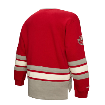 Detroit Red Wings pánská mikina Heritage Lace-Up Crew Vintage Logo