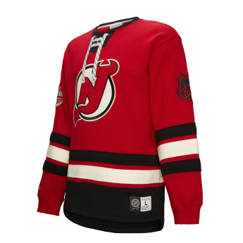 New Jersey Devils pánská mikina Heritage Lace-Up Crew Vintage Logo