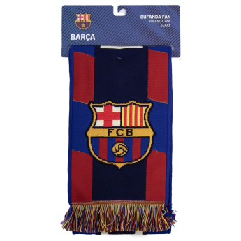 FC Barcelona zimní šála Navy Stripe